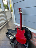 2010 Gibson Custom Shop Dot ES-335 Memphis Plain Top Cherry Red