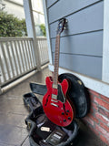 2010 Gibson Custom Shop Dot ES-335 Memphis Plain Top Cherry Red
