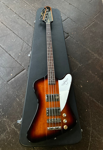 2012 Epiphone Thunderbird 60s Bass, sunburst with rosewood fretboard , black headstock