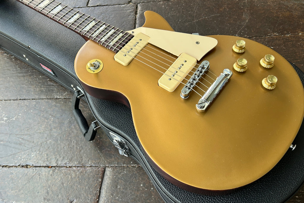 2013 Gibson 50's Tribute Les Paul Goldtop P-90's – Moze Guitars