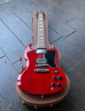 2018 Gibson SG Standard Heritage Cherry red, with chrome hardware, rosewood fretboard, block  in lays and black headstock