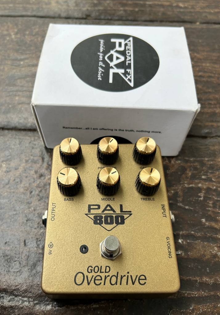 2019 PedalPalFx PAL800-V3 GOLD Overdrive