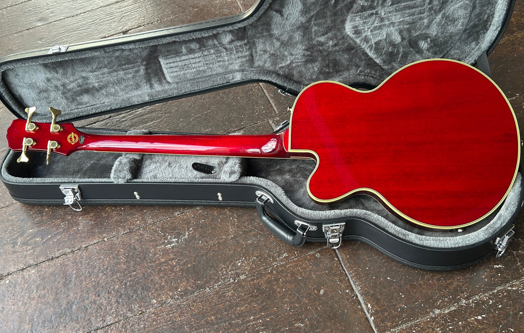 2021 Epiphone Allen Woody Rumblekat Bass, Wine Red – Moze Guitars