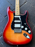2021 Fender Player Stratocaster HSS Plus Top, Aged Cherry Burst