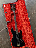 2022 Aerodyne Jazz Bass, Rosewood Stained Fingerboard, Black, No Pickguard