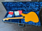2022 Fender Johnny Marr Signature Jaguar Fever Dream Yellow with Hardshell case