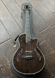 Taylor electric guitar, brown finish, with ebony fretboard and black headstock