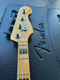 2023 Fender American Ultra Jazz Bass Texas Tea with HS Case