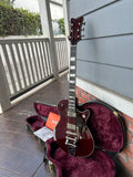 2023 Gretsch G6134TFM-NH Nigel Hendroff Penguin - Dark Cherry Metallic Flame