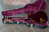 2023 Gretsch G6134TFM-NH Nigel Hendroff Penguin - Dark Cherry Metallic Flame