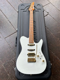 2023 Ibanez LB1 Lari Basilio Signature Electric Guitar - White