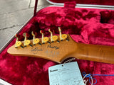 2023 Ibanez LB1 Lari Basilio Signature Electric Guitar - White