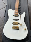 2023 Ibanez LB1 Lari Basilio Signature Electric Guitar - White
