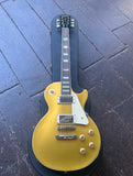 2024 Epiphone 1957 Les Paul Goldtop Reissue with chrome hardware, rosewood fretboard, block inlays and black headstock