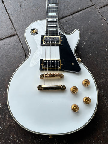 2024 Epiphone Inspired by Gibson Custom Les Paul Custom - Alpine