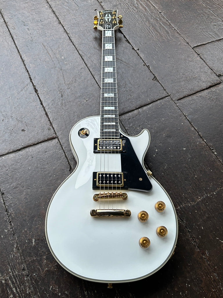 2024 Epiphone Inspired by Gibson Custom Les Paul Custom - Alpine