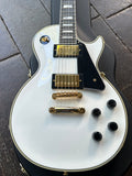2024 Epiphone Inspired by Gibson Custom Les Paul Custom - Alpine White