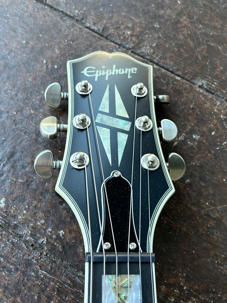 2024 Epiphone Les Paul Prophecy - Olive Tiger Aged Gloss – Moze