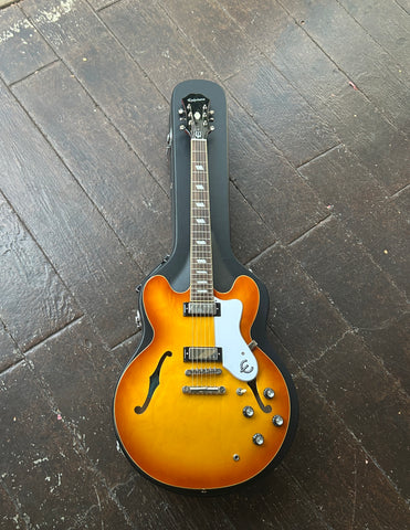 2025 Epiphone Riviera w/ Stoptail - Royal Tan w/ Hardshell Case