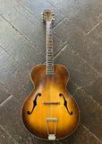 1960's Kay sunburst finish archtop with rosewood bridge and brown headstock
