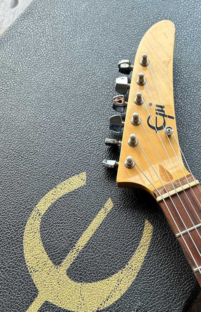 80's Epiphone S-series Strat with original case – Moze Guitars