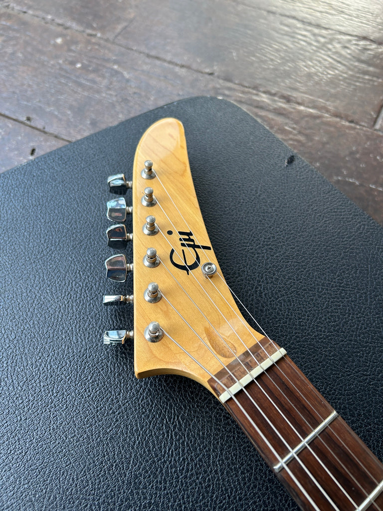 80's Epiphone S-series Strat with original case – Moze Guitars