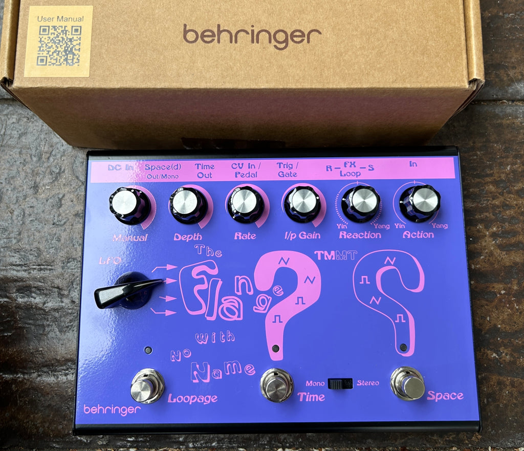 Behringer The Flange With No Name Flanger Pedal – Moze Guitars
