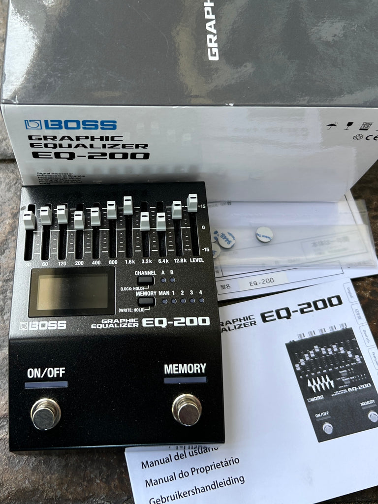graphic eq guitar pedal Boss EQ-200 Graphic Equalizer Pedal – Moze Guitars