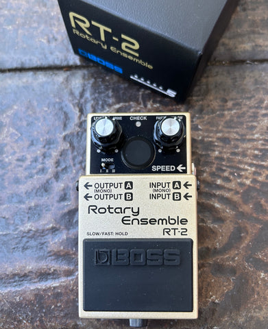 boss rotary pedal Boss RT-2 Rotary Ensemble Pedal – Moze Guitars