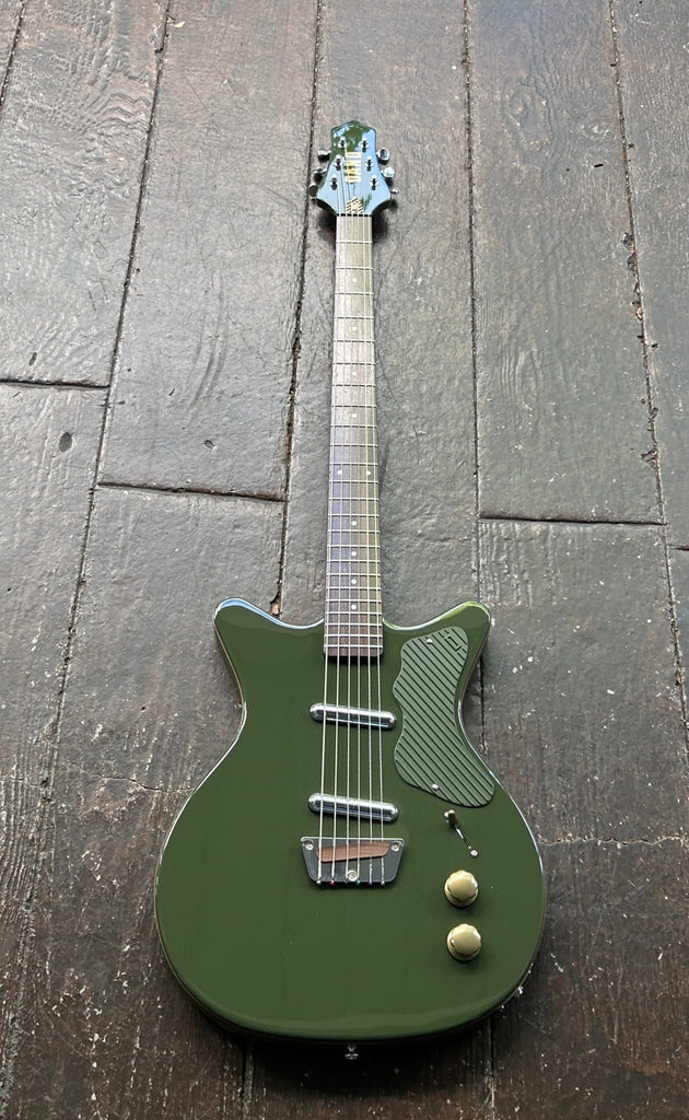 Danelectro Dan O. Cool Baritone Electric Guitar Green – Moze Guitars