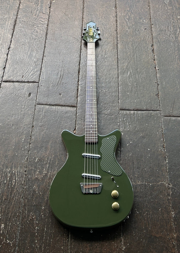 Danelectro Dan O. Cool Baritone Electric Guitar Green – Moze Guitars