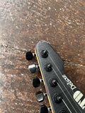 ESP LTD M-1007 7 String Multi Scale Flame See Thru Black Satin Guitar