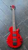 ESP MA-250BE Eclipse Bass - Trans Red with rosewood fretboard and red headstock