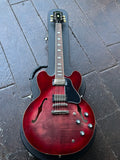 Epiphone ES-335 Figured Raspberry Burst, block inlays with laurel fretboard 
