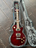 2015 Epiphone Les Paul 1960 Tribute Plus - Black Cherry w Hardshell Case