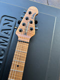 Ernie Ball Music Man Exclusive Run Sabre Guitar, Custom Trans Gold