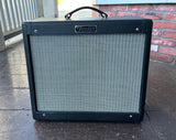 Fender Blues Junior III black guitar amplifier in black toloex, grey grill cloth