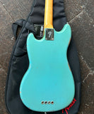 Fender JMJ Road Worn Mustang Bass, Faded Daphne Blue - 2020