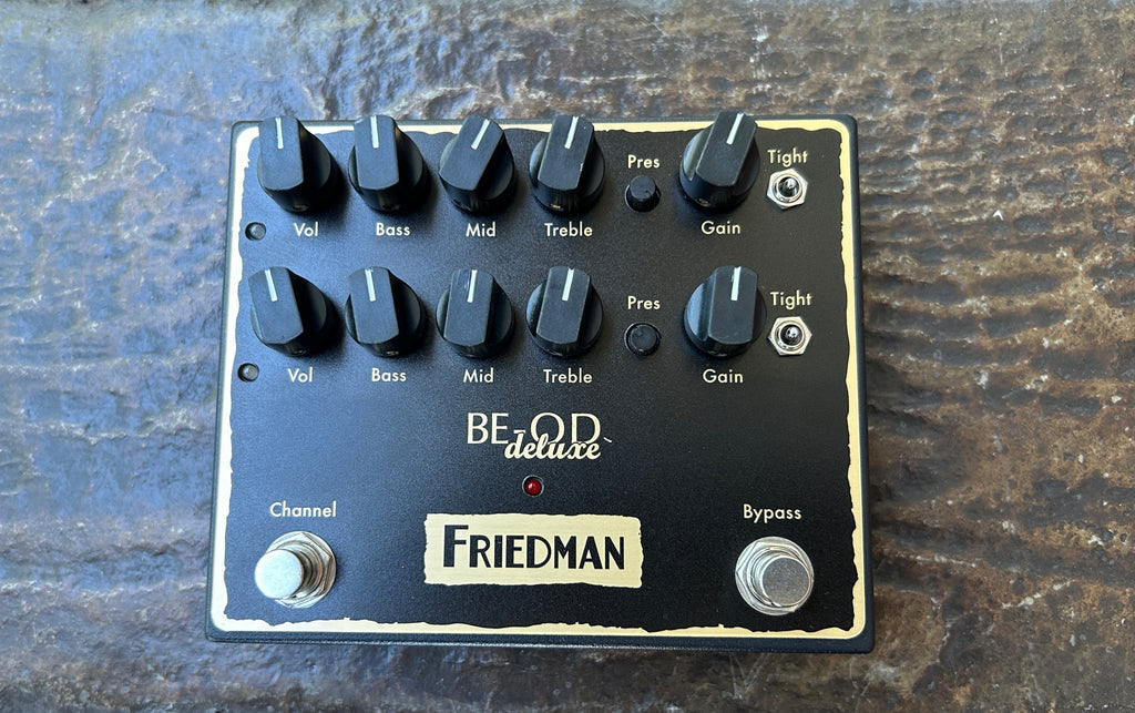friedman be deluxe pedal Friedman BE-OD Deluxe Overdrive Black – Moze Guitars