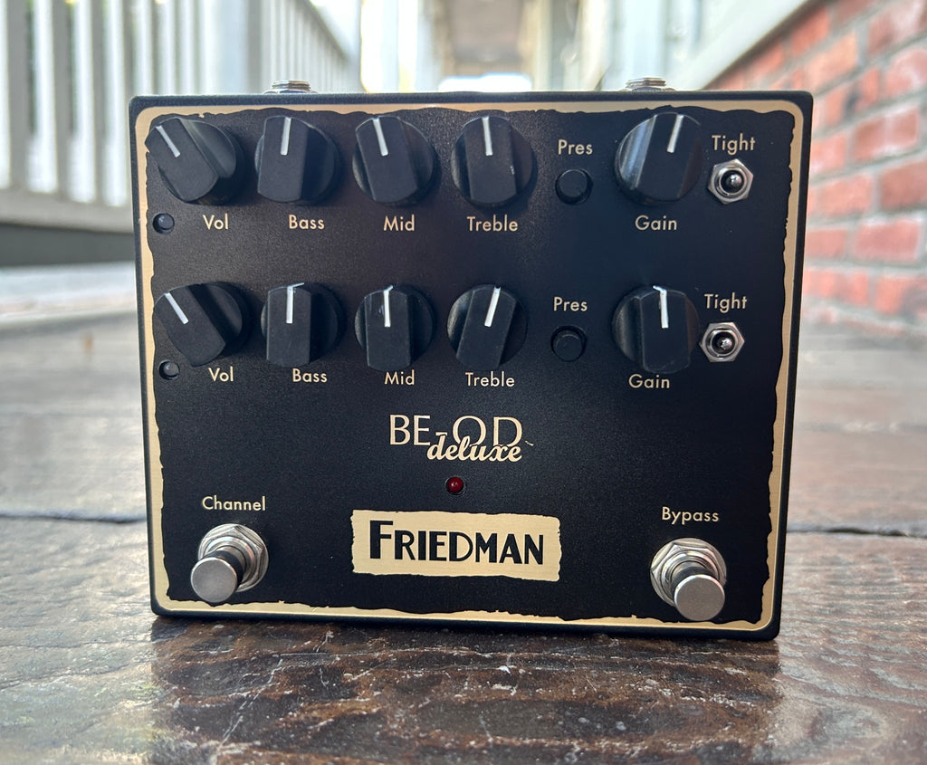 friedman be od deluxe overdrive pedal Friedman BE-OD Deluxe Overdrive Black – Moze Guitars