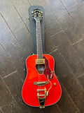 Gretsch G5034TFT Rancher with Fideli'Tron pickups - Savannah Sunset orange finish, with gold hardware and rosewood fretboard and black headstock