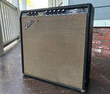 1964 Fender Concert Amplifier, black tolex, black control panel with grey grill cloth