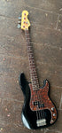 Fender Precision Bass Black with brown pick guard with rosewood neck