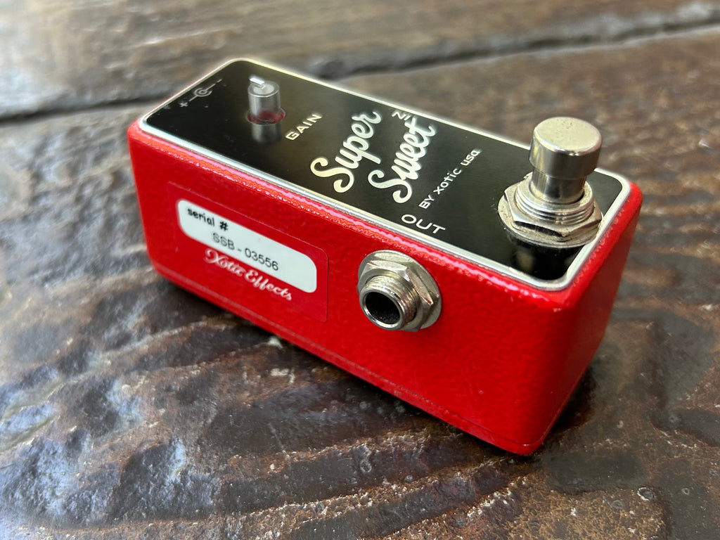 Xotic Super Sweet Boost - Red – Moze Guitars