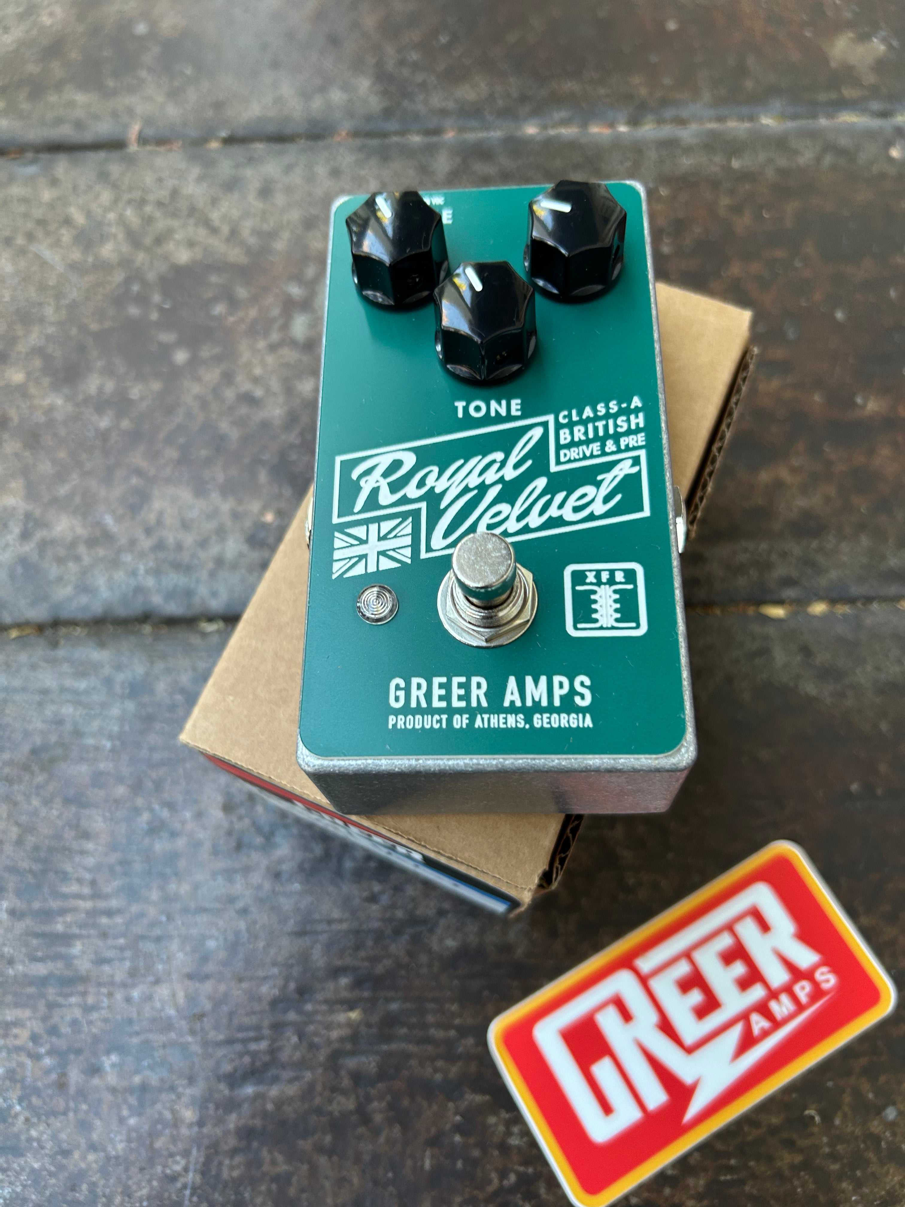 Greer Amps  Velvet Greer Amps Royal Velvet – Moze Guitars