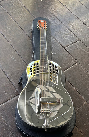 1996 National Dobro T-150 Style 1, metal resonator with ebony fretboard