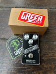 Grer Amps, Lightspeed Pedal, black enclosure, three knob controls and single button footswitch