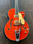 2002 Gretsch G6120TM Tiger Maple Orange