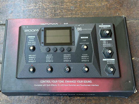 Zoom B6 Bass Multi-effects Processor – Moze Guitars