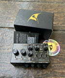 DSM Humbolt Bass Station, black effects pedal with six knob controls